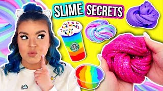 SLIME QampA ALL OF MY SLIME SECRETS REVEALED Slime Challenge Slime Hacks [upl. by Llesirg]