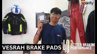 Vesrah high performance brake pads review [upl. by Trotter]