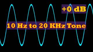 Audio Frequency Sweep 10 Hz to 20 KHz 5 minutes [upl. by Allevon]