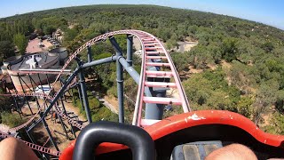 🎢 Tarántula  Parque de Atracciones de Madrid OnRide 2020 [upl. by Chandal]