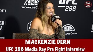 Mackenzie Dern “I need to be like Khabib” in Amanda Lemos fight at UFC 298 [upl. by Gmur222]