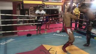 Marat Grigorian sparring preparation for Sitthichai at Fight Game Camp GG Pattaya Thailand part 2 [upl. by Gwendolyn49]