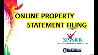 ONLINE PROPERTY STATEMENT FILING [upl. by Naldo]