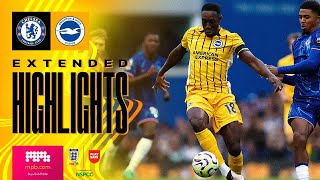 EXTENDED HIGHLIGHTS  Chelsea v Brighton  Premier League [upl. by Lyndsay]