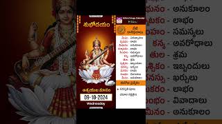 రాశి ఫలాలు  Daily Panchangam and Rasi Phalalu Telugu  09th October 2024  Nithra Telugu Calendar [upl. by Ellenej]