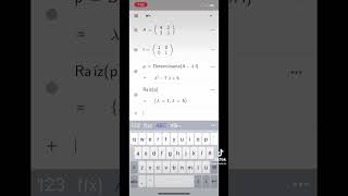 Eigenvalores y Eigenvectores desde tu celular con GeoGebra short geogebra eigenvalores [upl. by Schenck643]