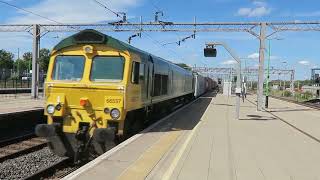 Freight Trains At Bletchley 23 August 2023 [upl. by Thamos762]