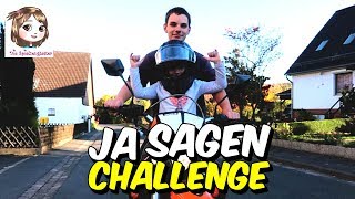 1 Tag JA SAGEN Challenge 😬 Darf Hannah Motorrad fahren 😨 Spielzeugtester [upl. by Assilac]