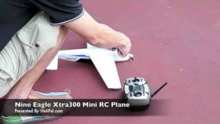 HeliPalcom  Nine Eagle Xtra 300 Mini RC Plane Test Flight 01 [upl. by Fischer]