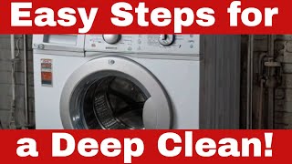 How to Clean Washing Machines  Pro Tips for Deep Cleaning No More Smelly Laundry [upl. by Sible]