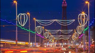 Roamin through Blackpool illuminations  Blackpool Christmas lights [upl. by Bough]