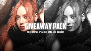 1K preset giveaway coloring shakes texts effects  Alight motion [upl. by Isleen]