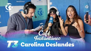 O que é que não é para a vida toda Carolina Deslandes respondeu ao quotCafé Instantâneoquot do T3 [upl. by Enneire]