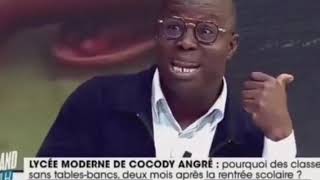 ALASSANE OUATTARA VS LE JOURNALISTE DAOUDA  COMMENT VA L ÉCOLE IVOIRIENNE [upl. by Godspeed555]