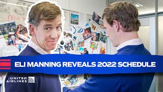 Eli Mannings quotTop Secretquot Mission Create the Giants 2022 Schedule [upl. by Brigette]