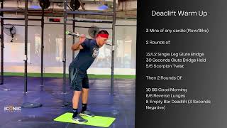 Deadlift Warm Up Prime Posterior Chain [upl. by Cleve]