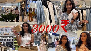 Budget shopping challengeshopping for ₹3000🛍️🛒by SarahampMischelleforum mall kochi🛍️🛒 [upl. by Brill]