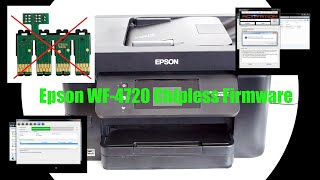 How to make your Epson WF7420 WF7430 accepting any cartridge even without chip Chipless Firmware [upl. by Macri]