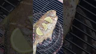 Grilled Pompano  Source to Smoke with Allie DAndrea  Oklahoma Joes®️ [upl. by Lledner186]