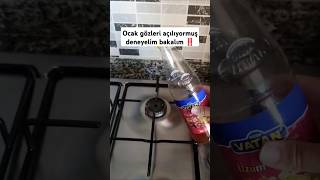 1 kaç damla sirke ile Ocak gözünüz daha harlı yanıyor trending temizlik mutfaksizinkitchenhacks [upl. by Myca15]