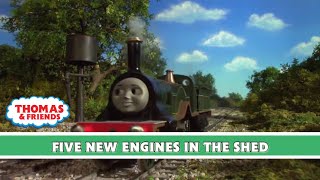 Five New Engines In the Shed  Series 8  12 Style  Thomas amp Friends [upl. by Justino]