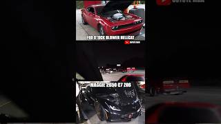 FASTEST STOCK BLOWER HELLCAT vs HC 2650 Z06 🔥🔥 [upl. by Airotna]