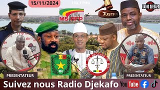 RADIO DJEKAFO 15 NOVEMBRE 2024 BOUA DIABATE ET BOUBACAR TRAORE [upl. by Hepsoj]