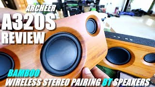 ARCHEER A320S Bluetooth Speaker Review  Unique Style amp Big Sound [upl. by Aicnilav]