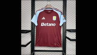 👉🏻⚽️ 202425 Aston Villa Home Adult Kit   premierleagueenglanduefafifafootball [upl. by Kwon]