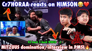 BACK 2 BACK WWCD🇳🇵🔥🇧🇩 HIMSON amp PEKKAMITZU DOMINATION in PMSL❤️‍🔥 INTERVIEW  Cr7 HORAA REACTION😍 [upl. by Ahsikahs]