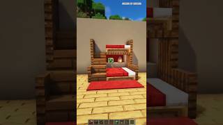 Minecraft Bunk Bed🛏️ minecraft shorts [upl. by Ainesej420]