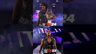 Rhea Ripley Entrance Comparison  WWE 2K23 Vs WWE 2K24 wwe wwe2k wwe2k24 [upl. by Ordep170]