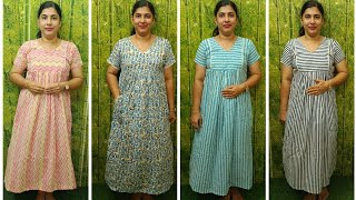 Own Brand Cotton Short NightiesReady To ShipCathys CollectionsFor Bookings 9497352940 [upl. by Anitserp]