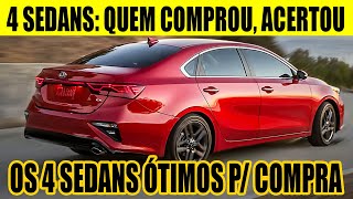 4 SEDANS ÓTIMOS PARA COMPRA EM 2023  OS MELHORES USADO ANO 2020 [upl. by Audras990]