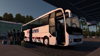 ETS 2 150 Man Lions Coach Eurolines EAA Map 7 [upl. by Leviralc]