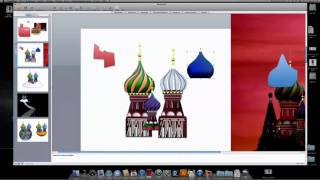 HOW TO Draw Basilius Cathedral with Microsoft PowerPoint [upl. by Milka222]