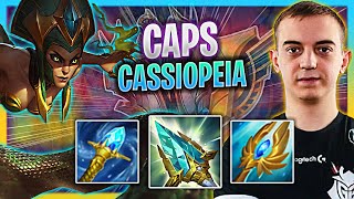 CAPS IS SO CLEAN WITH CASSIOPEIA  G2 Caps Plays Cassiopeia Mid vs Zed Season 2023 [upl. by Yesdnik]