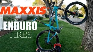 Maxxis Enduro Tire LineUp Breakdown amp Review [upl. by Junie]