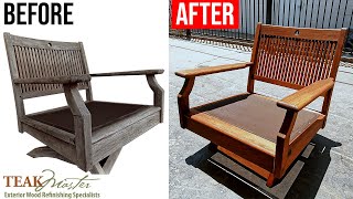 How to Clean amp Restore Outdoor Patio Ipe Wood Furniture  Teak Master [upl. by Heriberto402]