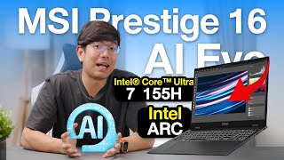 รีวิว MSI PRESTIGE 16 AI EVO B1MG แบตอึด เบา 15 โล ในขนาด 16 นิ้ว [upl. by Gizela]