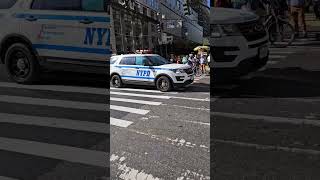 NYPD FPIU RESPONDING IN MANHATTAN NYC [upl. by Wyatan]