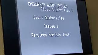 Illinois ￼EAS Required Monthly Test March 6 2012 Comcast Bad Sounds Drunk [upl. by Cirdla]