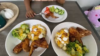 Best Wings Baked Potato And Broccoli [upl. by Basir]