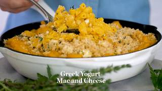 Macaroni and Cheese with FAGE Total Greek Yogurt Recipe [upl. by Pacifa55]