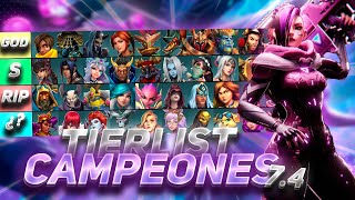 PALADINS TIERLIST DE LOS CAMPEONES MAS OP EN EL PARCHE 74  PALADINS 2024 TIER LIST [upl. by Bloem158]