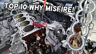 TOP 10 WHY ENGINE MISFIRES ENGINE MISFIRE on Hyundai Tucson [upl. by Hull]