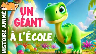 ADAM LE DINOSAURE 🦖Histoire pour sendormir conte pour enfant en français grand géant Énorme [upl. by Uhile289]