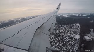 Ryanair BUZZ Boeing B737800 DIVERTED LANDING at Cologne Bonn Airport [upl. by Hurwitz234]