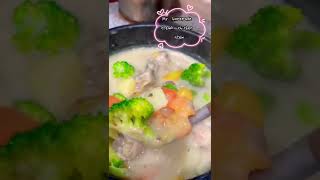 Cream Stew with chicken meat amp yummy vegetables  Japanese Easy Recipe  クリームシチュー  shorts [upl. by Atnahsal406]