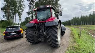 8061 Tractor Valtra T154 Versu [upl. by Pergrim]